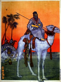 Affiche ancienne d'Algérie, Tunisie et Maroc ... (Publicité, Propagande, Tourisme)
