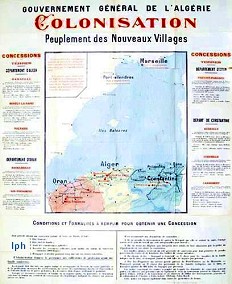 Affiche ancienne d'Algérie, Tunisie et Maroc ... (Publicité, Propagande, Tourisme)