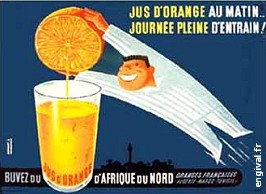 Affiche ancienne d'Algérie, Tunisie et Maroc ... (Publicité, Propagande, Tourisme)