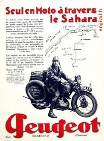 Affiche ancienne d'Algérie, Tunisie et Maroc ... (Publicité, Propagande, Tourisme)