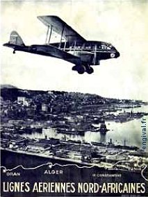 Affiche ancienne d'Algérie, Tunisie et Maroc ... (Publicité, Propagande, Tourisme)