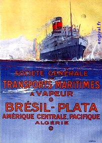 Affiche ancienne d'Algérie, Tunisie et Maroc ... (Publicité, Propagande, Tourisme)