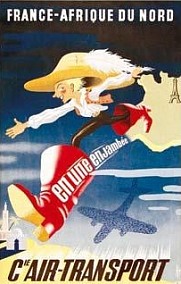 Affiche de la France Coloniale d'Algérie, Tunisie et Maroc ... (Publicité, Propagande, Tourisme)