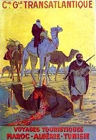 Affiche de la France Coloniale d'Algérie, Tunisie et Maroc ... (Publicité, Propagande, Tourisme)