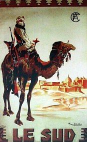 Affiche de la France Coloniale d'Algérie, Tunisie et Maroc ... (Publicité, Propagande, Tourisme)