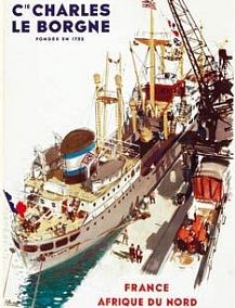 Affiche de la France Coloniale d'Algérie, Tunisie et Maroc ... (Publicité, Propagande, Tourisme)