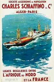 Affiche de la France Coloniale d'Algérie, Tunisie et Maroc ... (Publicité, Propagande, Tourisme)