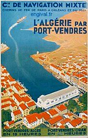 Affiche de la France Coloniale d'Algérie, Tunisie et Maroc ... (Publicité, Propagande, Tourisme)