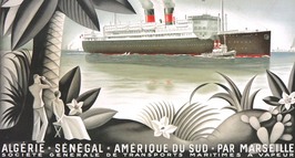 Affiche française de propagande coloniale (Algérie, Tunisie, Maroc)