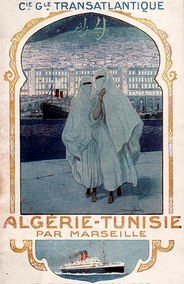 Affiche française de propagande coloniale (Algérie, Tunisie, Maroc)