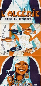 Affiche française de propagande coloniale (Algérie, Tunisie, Maroc)