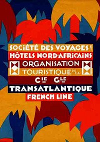 Affiche française de propagande coloniale (Algérie, Tunisie, Maroc)