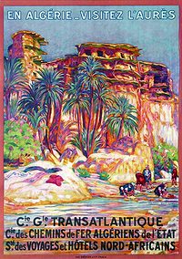 Affiche française de propagande coloniale (Algérie, Tunisie, Maroc)