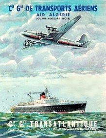 Affiche française de propagande coloniale (Algérie, Tunisie, Maroc)