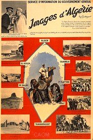 Affiche française de propagande coloniale (Algérie, Tunisie, Maroc)