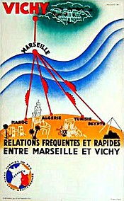 Affiche française de propagande coloniale (Algérie, Tunisie, Maroc)