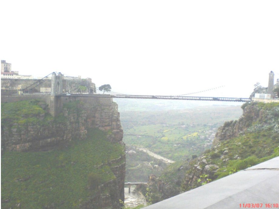 Crue de Oued Rhummel à Constantine le 11.03.2007