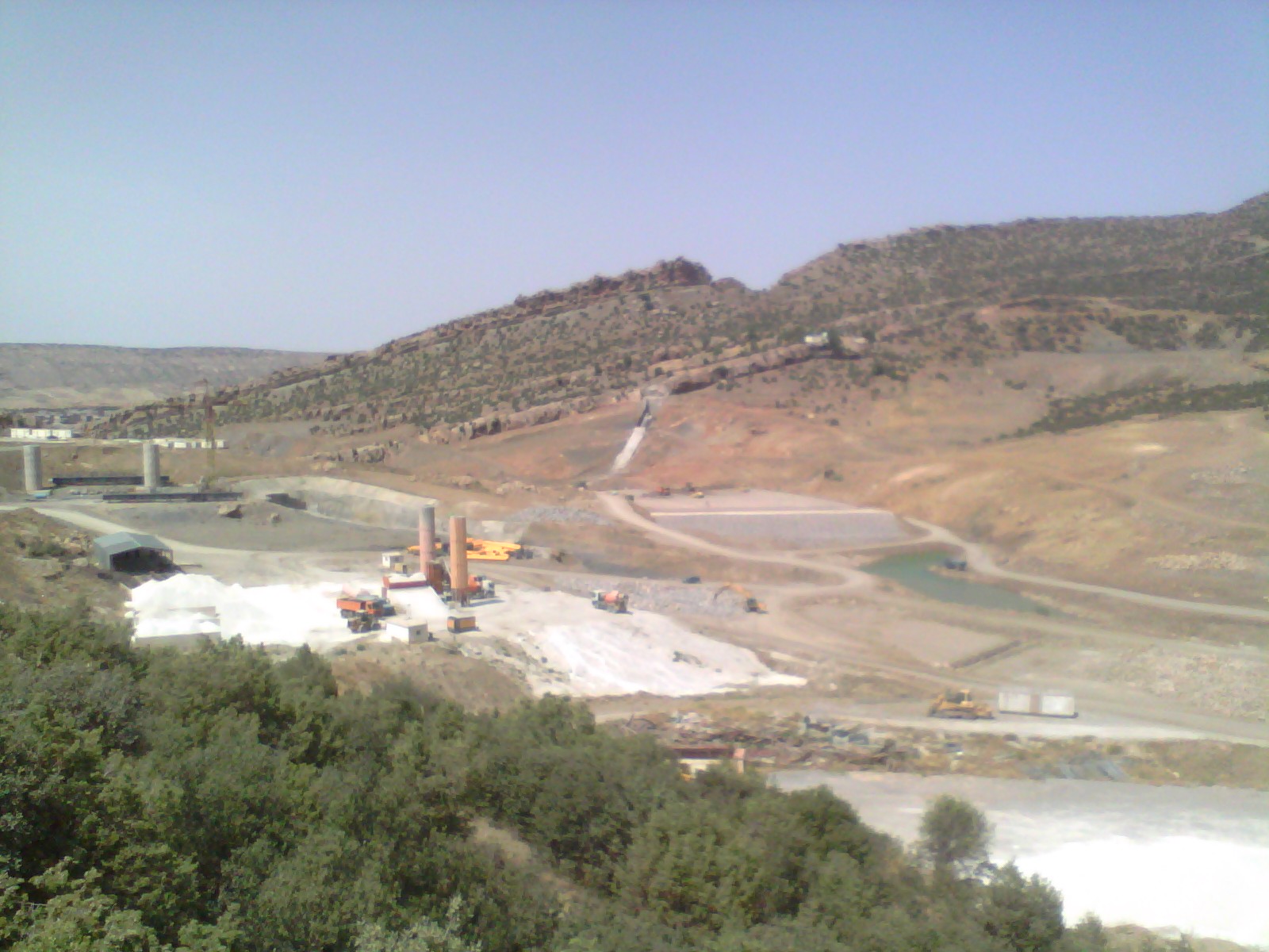 الورشة الكبرى لانجاز مشروع بناء سد فم تاغريست يابوس