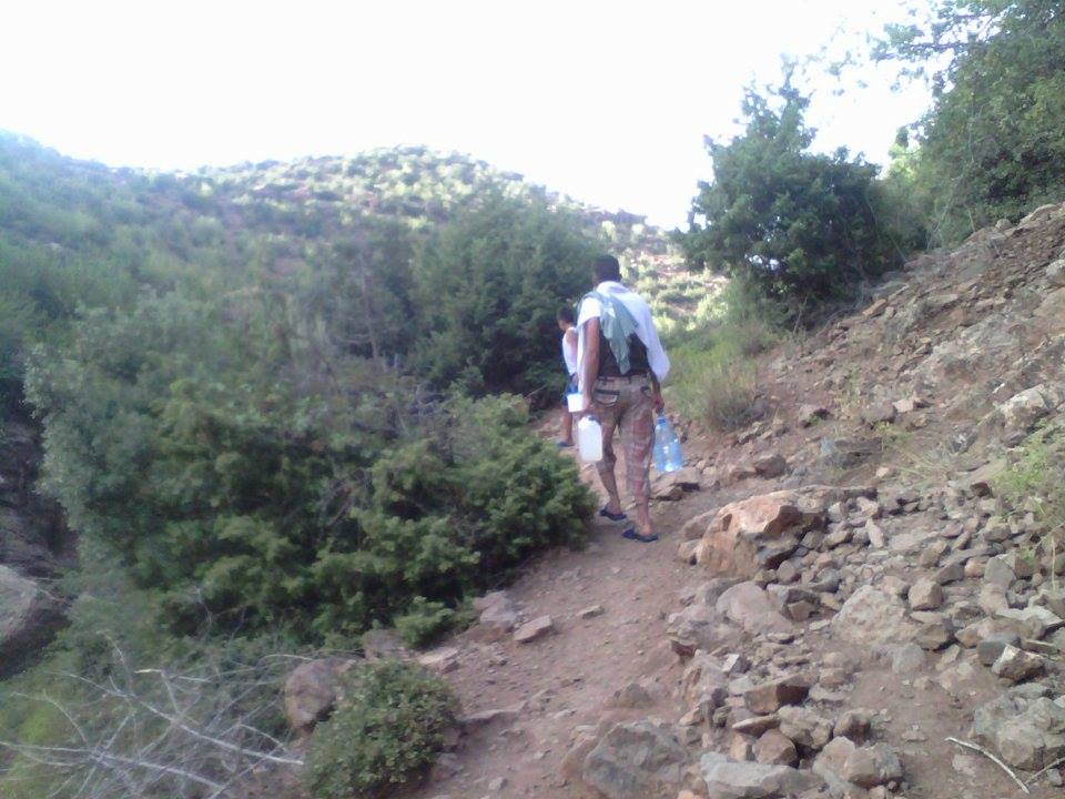 C'est l'heure de rentrer on quitte el kantina et la source el ma lakhel et pour longtemps