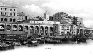 Ancienne photo d\'Alger  Le Port