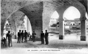 Ancienne photo d\'Alger  Le pont de l\'Amirauté