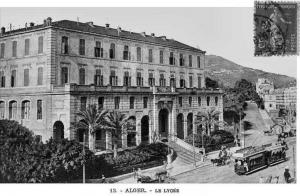 Ancienne photo d\'Alger  Le Lycée
