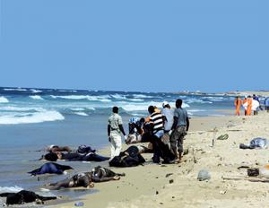 160 morts et 500 émigrants clandestins disparus en mer:  La Méditerranée, un cimetière…