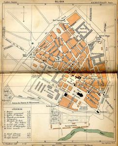 مخطط مدينة البليدة 1903