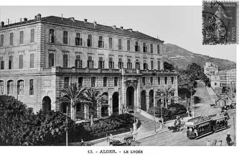 Ancienne photo d'Alger  Le Lycée