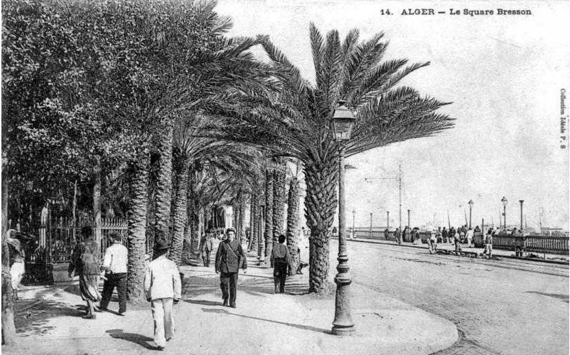 Ancienne photo d'Alger  Le Square Bresson