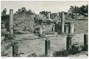 Les ruines de la basilique de Tébessa