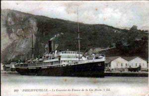 Photo ancienne du courrier de France de la compagnie mixte - Skikda (Philippeville)