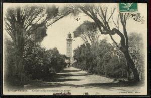 Ancienne photo Phare de Hammamet (Cap Caxine) Alger