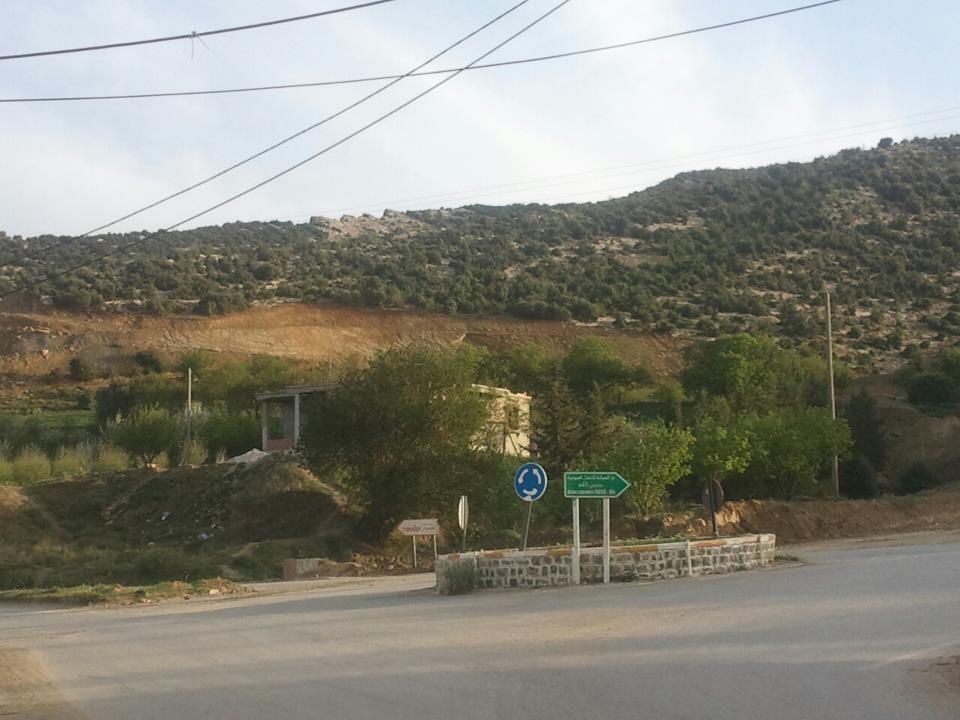 مفترق الطرق يابوس فم الطوب  اشمول و  يابوس دوفانة