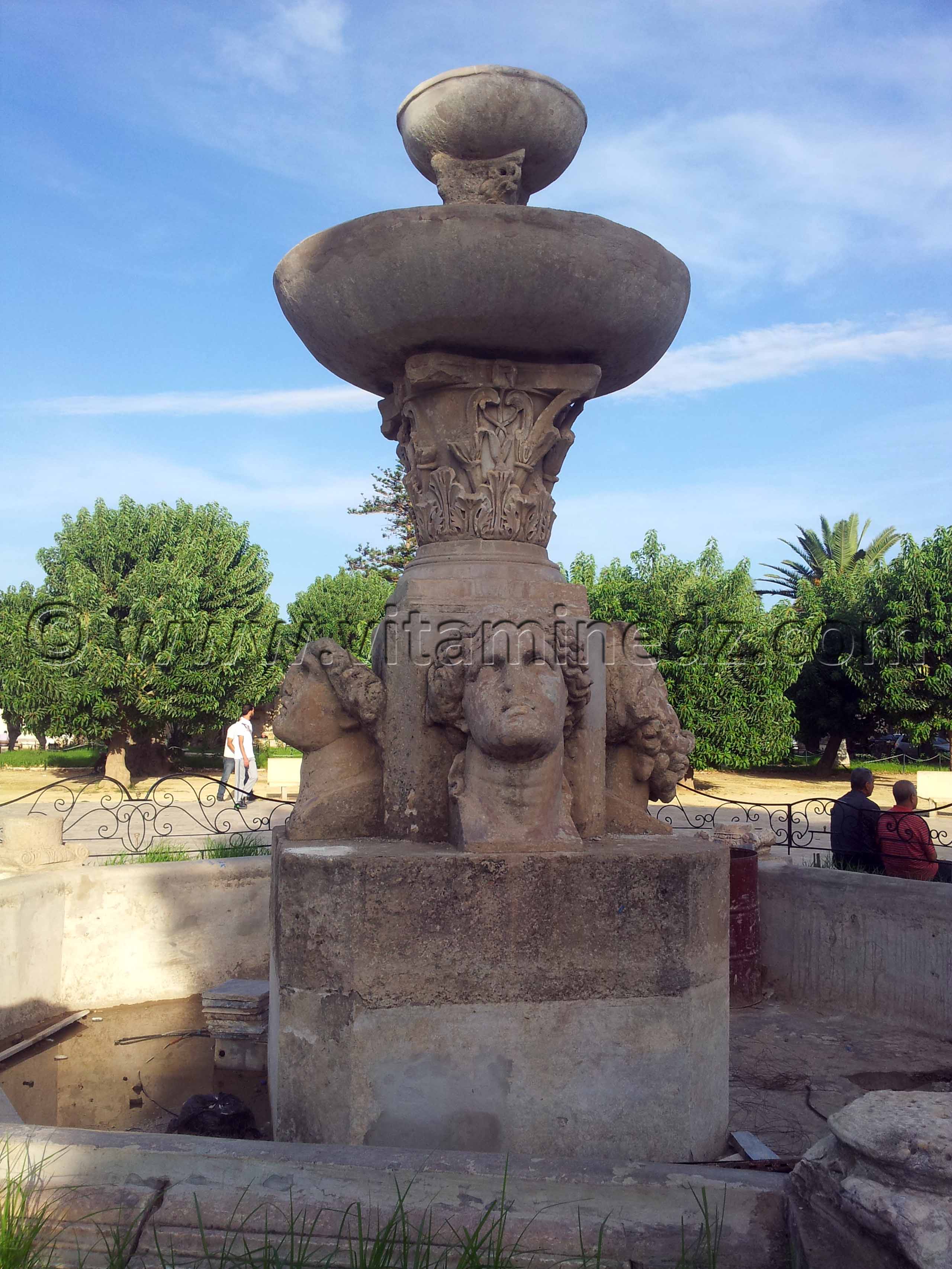 La fontaine romaine de Cherchell (Caesarée)