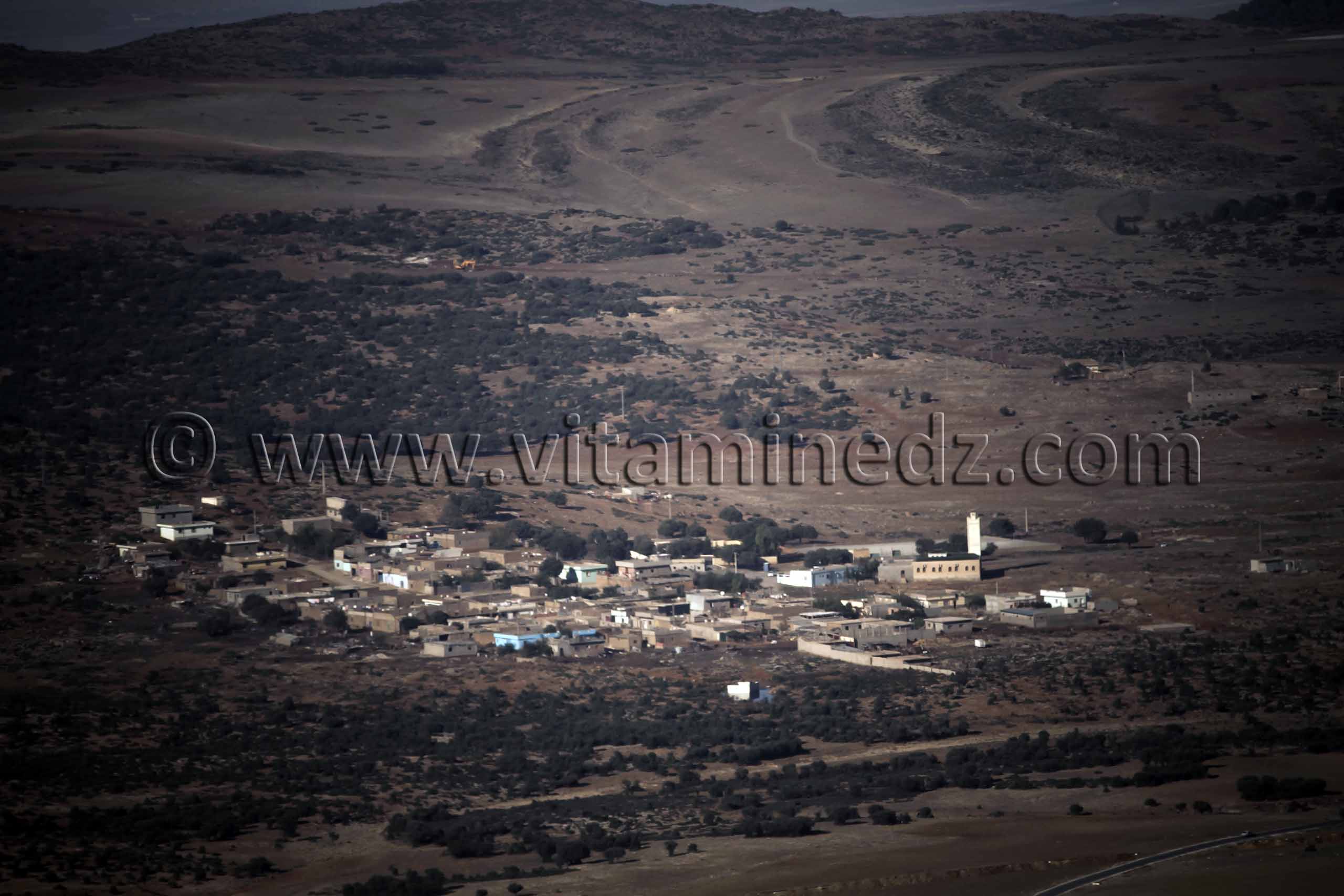 Vue de Sidi Afif à partir des hauteurs de Djbel Nador