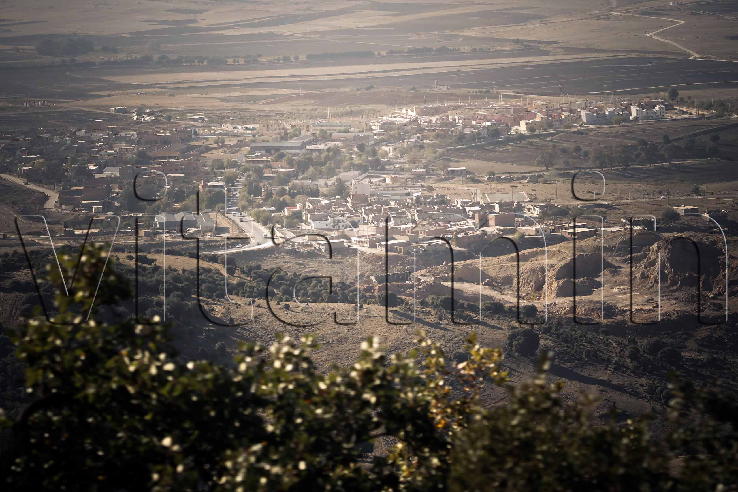 Vue de Terny à partir des hauteurs de Djbel Nador