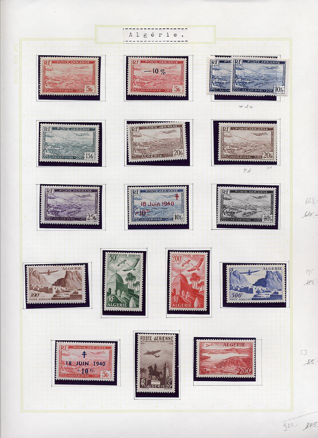 Philatélie  Echange timbres du Monde avec Timbres d'Algérie