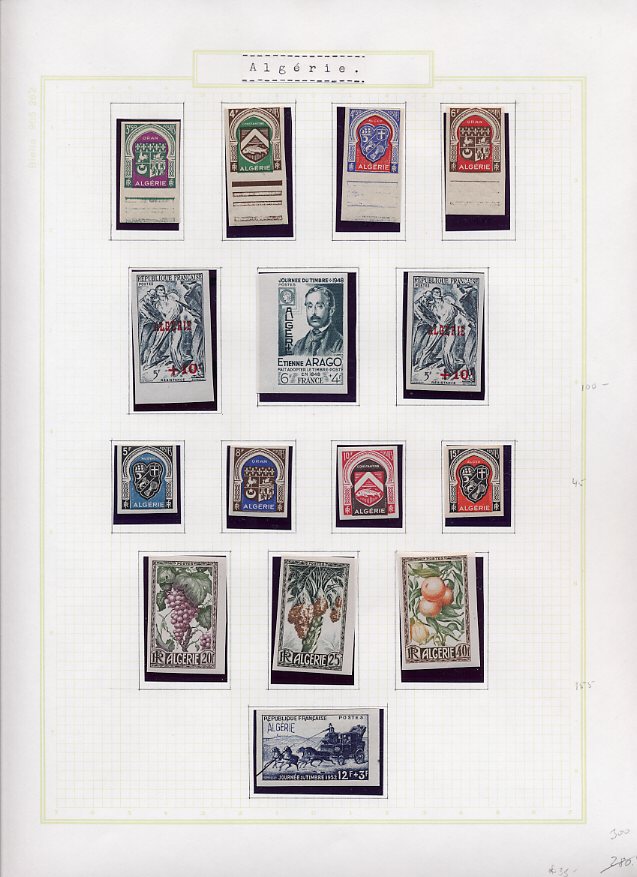 Philatélie  Echange timbres du Monde avec Timbres d'Algérie