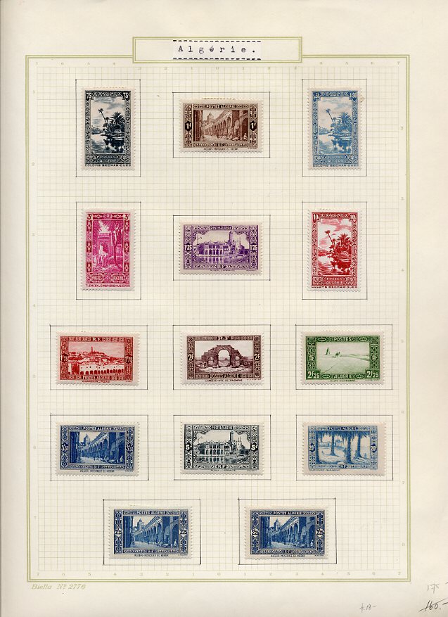 Philatélie  Echange timbres du Monde avec Timbres d'Algérie
