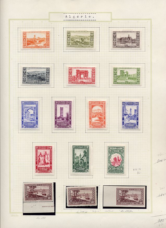 Philatélie  Echange timbres du Monde avec Timbres d'Algérie