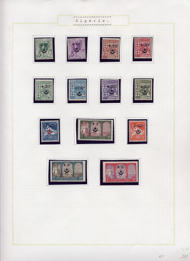 Philatélie  Echange timbres du Monde avec Timbres d'Algérie