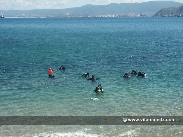 Skikda  Port de Stora equipe de plongée sous marine