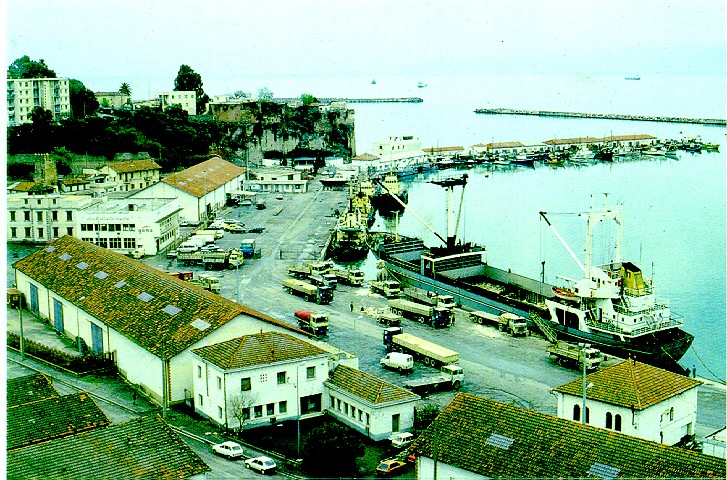 Photo ancienne du port de Skikda (Philippeville)