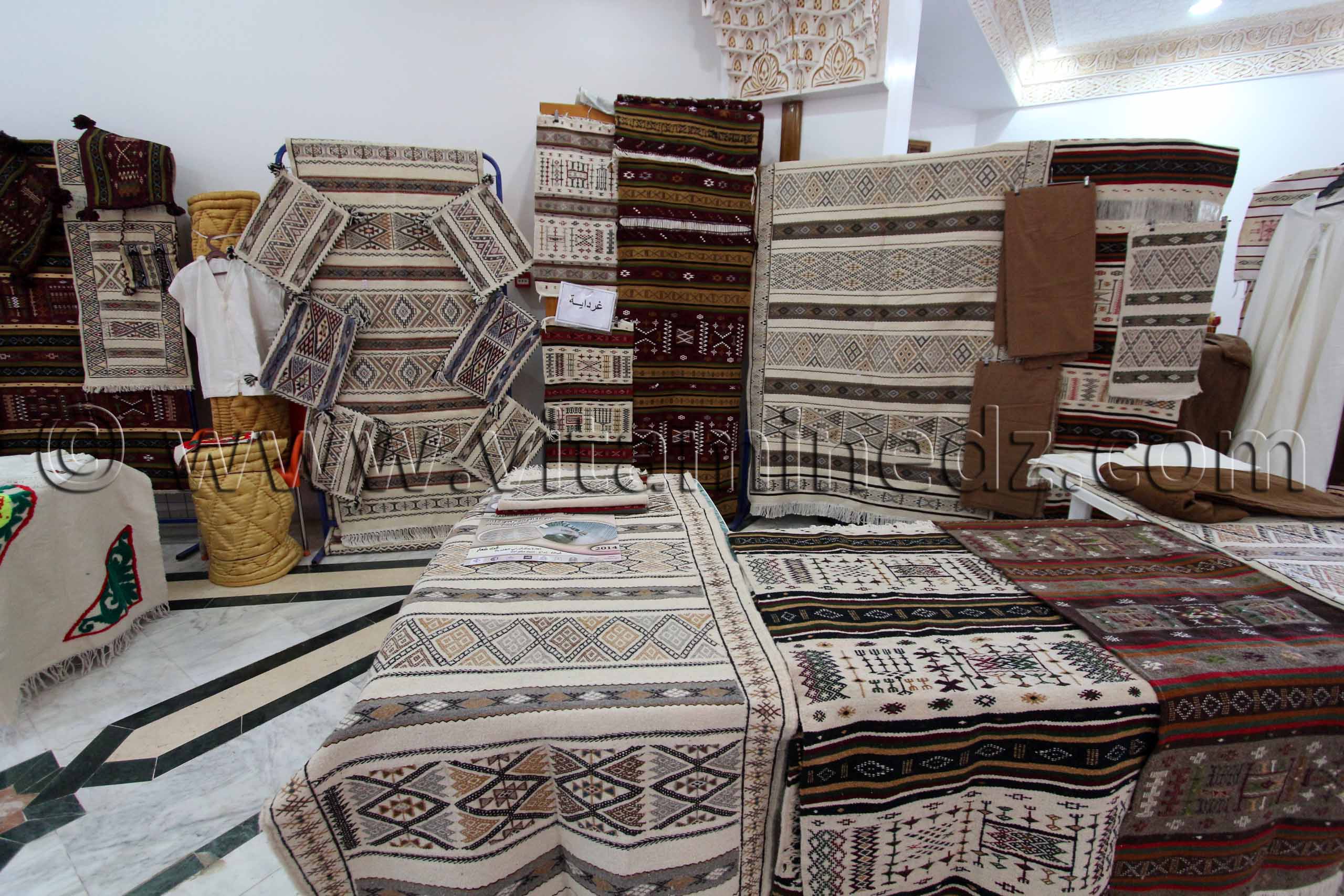 Participation en force de Ghardaïa au Salon National du Tapis à partir du 16 Novembre 2014 à Tlemcen
