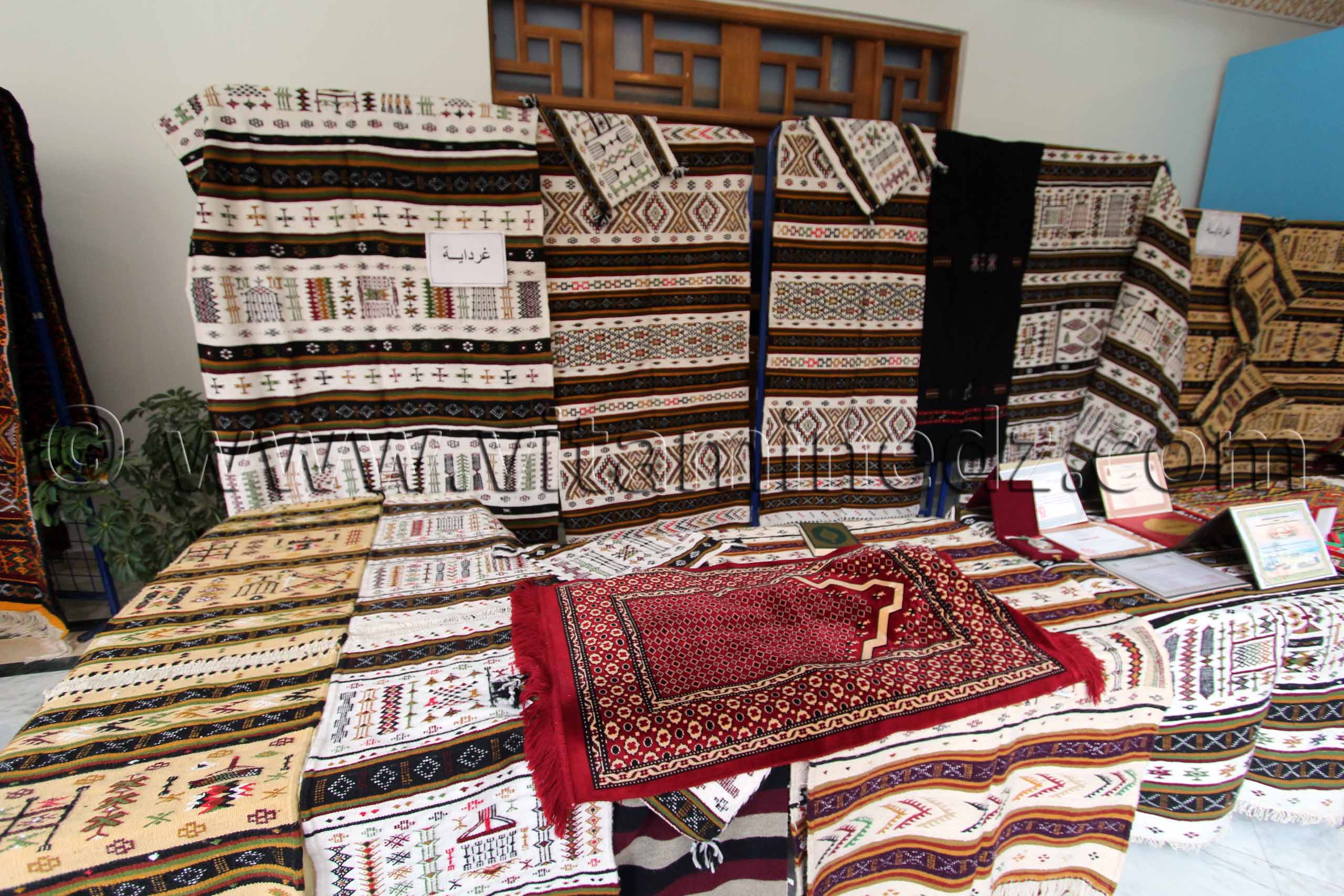Participation en force de Ghardaïa au Salon National du Tapis à partir du 16 Novembre 2014 à Tlemcen