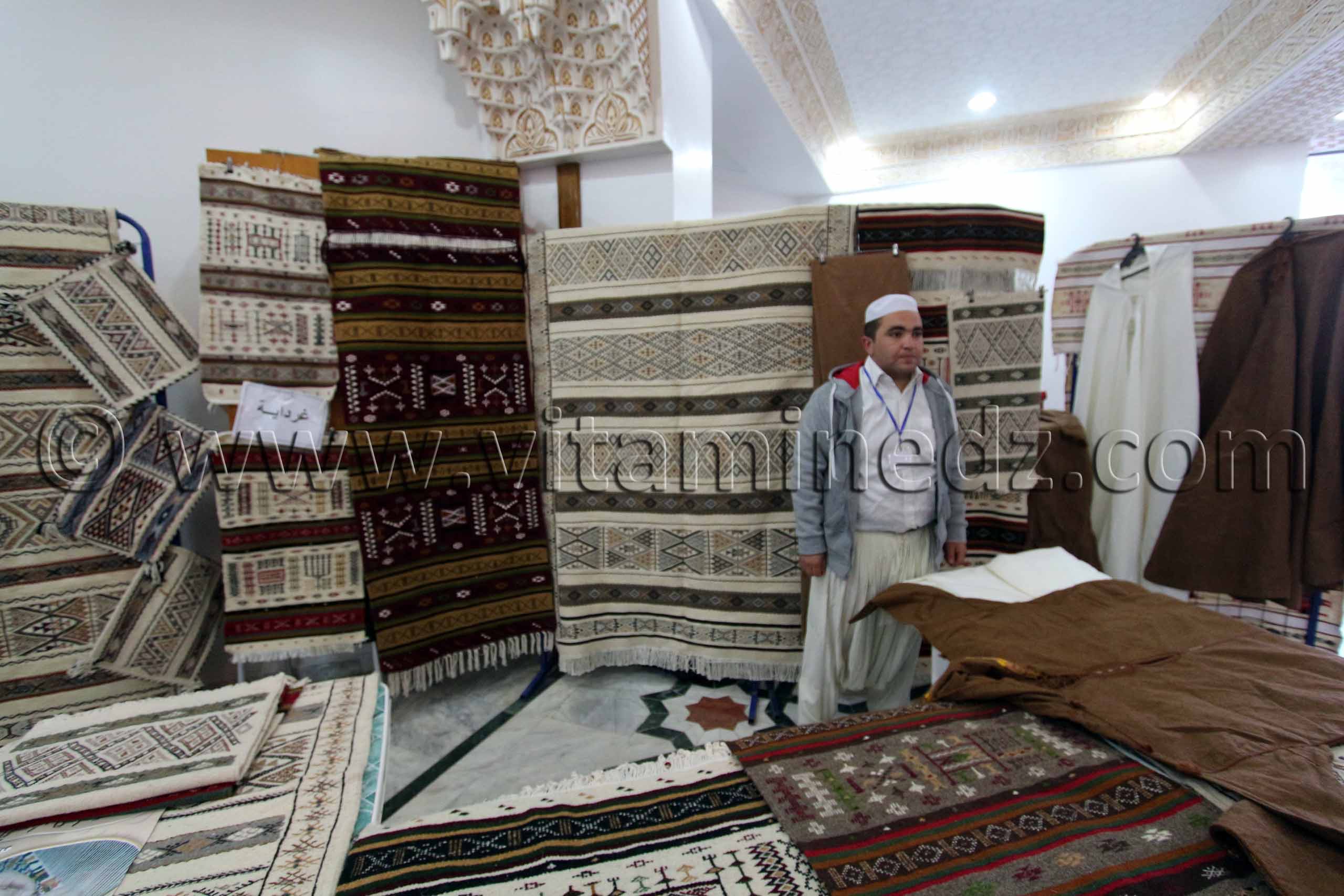 Participation en force de Ghardaïa au Salon National du Tapis à partir du 16 Novembre 2014 à Tlemcen
