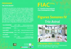 Figures sonores IV pour le fiac 2014