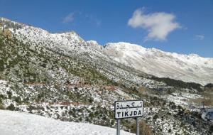 Bouira -  Les hauteurs sous un manteau blanc