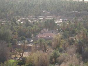 Le vieux ksar de Beni Abbes - Vue plongeante